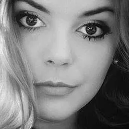 Maria Kay Cooper, black and white portrait